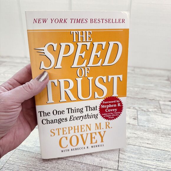 Book Accents The Speed Of Trust The One Thing That Changes